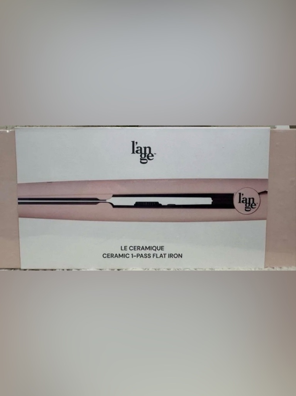 L’ange Le Ceramique 1-Pass Flat Iron , New In Box !